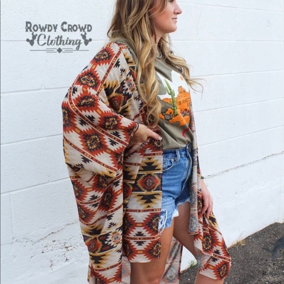 Amber Aztec Cardigan SOLD - Picture 1 of 3